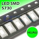 LED SMD 5730 Green Hijau 0.4W 3.1-3.4V Lampu Ultra Bright Chip Baru - Image 2