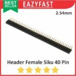 Pin Header Female Siku 90 Betina 40 1x40 Row PCB 2.54mm Right Angle