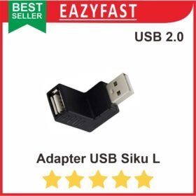 Connector Sambungan USB Siku Bengkok L Elbow Up Atas Converter