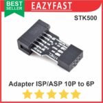 AVR ISP ASP Adapter STK500 Programming Board Converter 10 Pin to 6 Pin