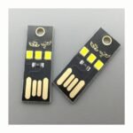 Lampu USB LED Mini Simple Compact Emergency Lamp Keychain 3 Titik - Image 2