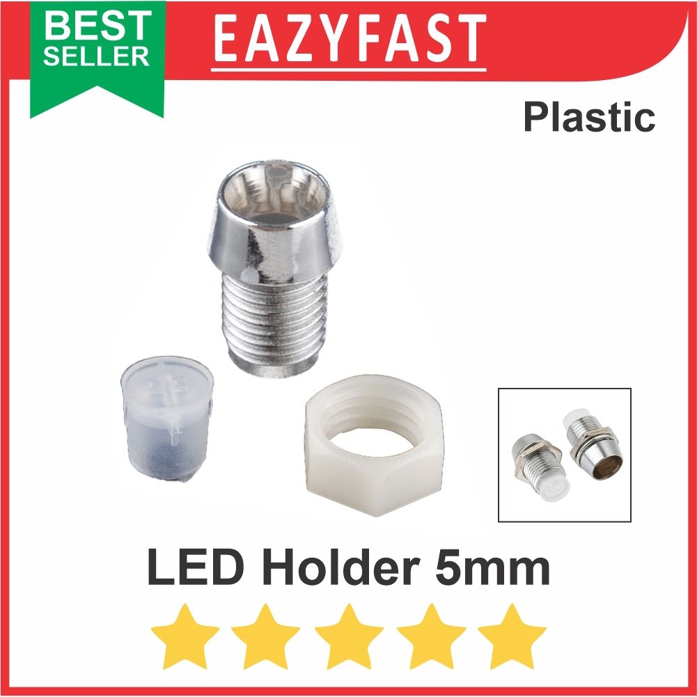 ginee_20251003094438983_2794125805.jpeg LED Holder 5mm 5 mm Dudukan Lampu Plastik Isolator - Image 1