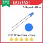 LED 3mm Diffused Biru Blue 3v 5v Arduino