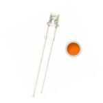 LED 3mm 3 mm Clear Orange Transparan Bening Oranye Oren - Image 2