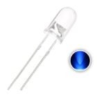 LED 5mm Clear Blue Biru - Image 2