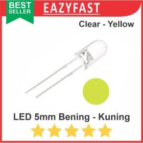 LED 5mm Clear Yellow Kuning