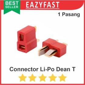 Deans Connector Male + Female T Plug RC LiPo Battery Baterai Li-Po