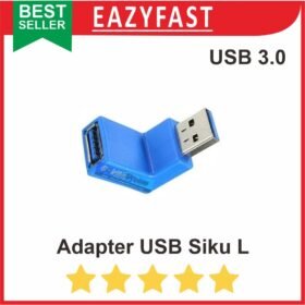 Connector Sambungan USB 3.0 Siku Bengkok L Elbow Up Atas Converter
