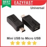 USB Converter Mini USB male to Micro USB female Adapter