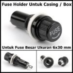 Fuse Holder Panel Rumah Sekring Kaca Tabung Besarl 6x30 6x30mm 6 x 20 - Image 2