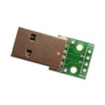male Jantan USB 2.0 to DIP Converter Breakout Board Adapter PCB - Image 2