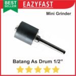 Batang as Drum 1/2" Mata Amplas Ring Mandrel Shaft 12mm Kertas Pasir