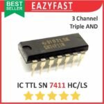 IC TTL SN 7411 N HC LS DIP Gerbang Logika 3 Input NAND Logic Gate SN74HC11 SN74LS11 SN74HC11N SN74LS11N 74HC11 74LS11
