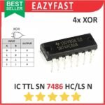 IC TTL SN 7486 N HC LS DIP Gerbang Logika XOR Logic Gate SN74HC86 SN74LS86 SN74HC86N SN74LS86N 74HC86 74LS86