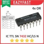 IC TTL SN 7432 N HC LS DIP Gerbang Logika OR Logic Gate SN74HC32 SN74LS32 SN74HC32N SN74LS32N 74HC32 74LS32