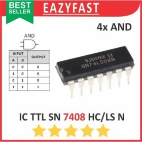 IC TTL SN 7408 N HC LS DIP Gerbang Logika AND Logic Gate SN74HC08 SN74LS08 SN74HC08N SN74LS08N 74HC08 74LS08