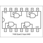 IC TTL SN 7408 N HC LS DIP Gerbang Logika AND Logic Gate SN74HC08 SN74LS08 SN74HC08N SN74LS08N 74HC08 74LS08 - Image 2
