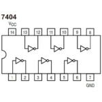 IC TTL SN 7404 N HC LS DIP Gerbang Logika NOT Invert Inverter Logic Gate SN74HC04 SN74LS04 SN74HC04N SN74LS04N 74HC04 74LS04 - Image 2