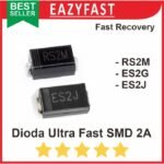 Dioda Fast SMD 2A RS2M FR207 2 A Ultra High Speed Recovery Diode D
