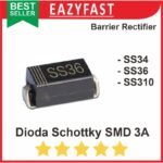 Dioda Schottky SMD 3A SS34 SS36 1N5822 2 A Barrier Rectifier Diode D
