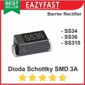 Dioda Schottky SMD 3A SS34 SS36 1N5822 2 A Barrier Rectifier Diode D