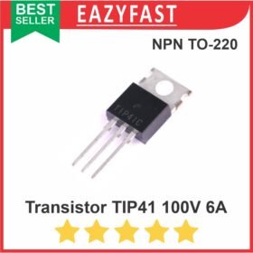 Transistor TIP41 TIP41C TIP 41 C NPN Final Power Driver Switch TO-220