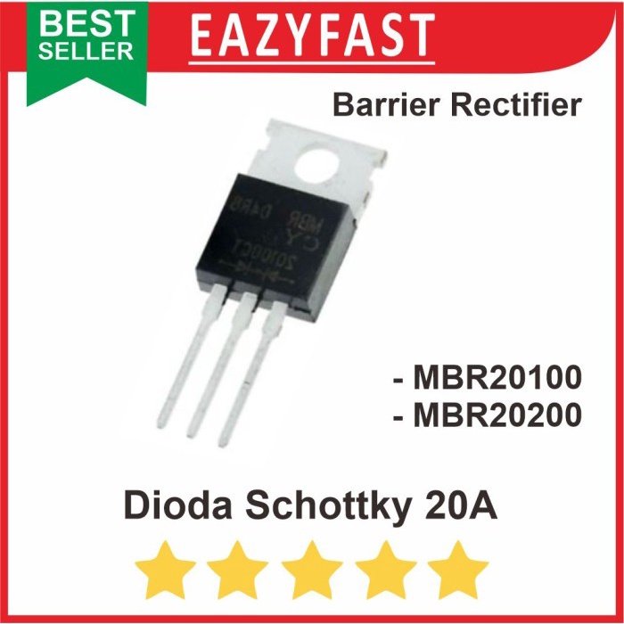 ginee_20251003160318850_5373666371.jpeg Dioda Schottky 20A MBR20100 MBR20200 20 A Barrier Rectifier Diode D - Image 1
