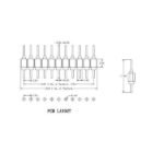 Pin Header Male Jantan Row PCB 1x40 2.54mm Bulat Round Swiss - Image 3