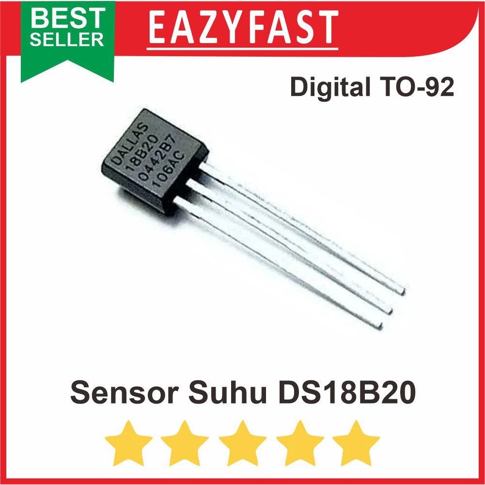 ginee_20251003163426679_2112310381.jpeg IC Chip DS18B20 Sensor Suhu Arduino Temperature Digital - Image 1
