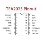 IC Audio Power Amplifier TEA2025 TEA 2025 B Transistor Chip Ampli Speaker Aktif Sound System HiFi - Image 2