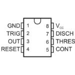 IC NE 555 NE555 DIP 8 Precision Timer Clock Oscilator Signal Generator - Image 4