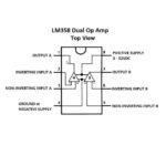 IC LM358 Dual OPAMP OP-AMP DIP 8 Pin Operational Amplifier - Image 3