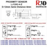 Inductive Proximity Sensor Jarak Induktif NPN Switch LJ12A3-4-Z-BX - Image 4
