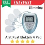 Alat Pijat Terapi Slimming Elektrik Listrik EMS 4 Pad Pemijat Tempel