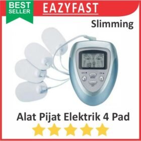 Alat Pijat Terapi Slimming Elektrik Listrik EMS 4 Pad Pemijat Tempel