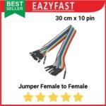Kabel Jumper Cable Dupont 30 cm x10 Female Female Arduino Breadboard