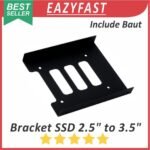 Bracket Mounting SSD HDD 2.5 Inch to ke 3.5 Inch PC CPU Casing Docking Breket Dudukan Hard Disk Hardisk Enclosure Conveter