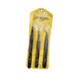Pinset Elektronik Anti Listrik Static ESD Set 3 Pcs Plastik Plastic Nylon Carbon Fiber non Logam Konduktif - Image 3