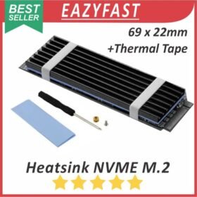Heatsink Pendingin SSD NVME M.2 m2 Heat Sink Radiator Sirip Aluminium Cooler