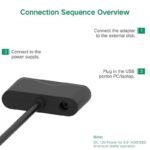 Converter USB 3.0 to SATA Adapter Reader HDD SSD Laptop Komputer 2.5 3.5 Inch External Power Port 12V DC - Image 2