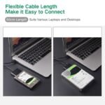 Converter USB 3.0 to SATA Adapter Reader HDD SSD Laptop Komputer 2.5 3.5 Inch External Power Port 12V DC - Image 3