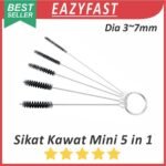 Sikat Kawat Besi Mini Jarum Kawat Ulir Kecil Set 5 Pcs in 1 Cleaning Needle Tip Brush Tools