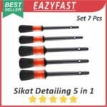 Sikat Kuas Brush Cuci Detailing Set 5 Pcs in 1 Pembersih Detail Celah Interior Mobil Motor