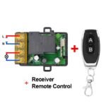 Modul Switch 4 Remote Relay Saklar On Off 220V AC 30A Radio Wireless 433Mhz Lampu Pagar Kipas Pompa Remot Jarak Jauh 4 Mode - Image 3