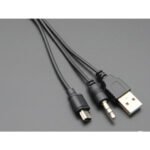 Kabel Splitter Aux Mini USB to USB Male Jack Audio 3.5mm Converter Konverter Adapter Speaker - Image 3