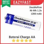 Baterai Charge AA DoublePow Ni-Mh 1200mAh 1.2V Cas Recharge Rechargeable Batu Batre Isi Ulang A2