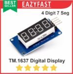 Modul TM1637 4 Digit LED Display 7 Seven Segment 7S Clock ESP Arduino Compatible Module