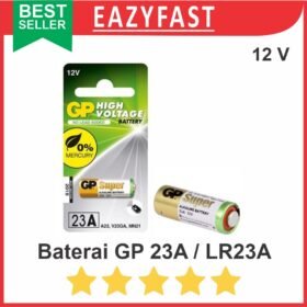 Baterai 23A 12V 12 V Volt Batere Remote Battery A23 23AE 23 AE Alarm Remote