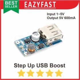 USB DC-DC Step Up 5V 600mA Input 0.9-5V Booster Charger Cas HP Module