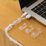 Klip Kabel Tempel CY Dinding Penjepit Perapih Cable Wire Organizer Clamp Klem Ikat Cord Holder - Image 2